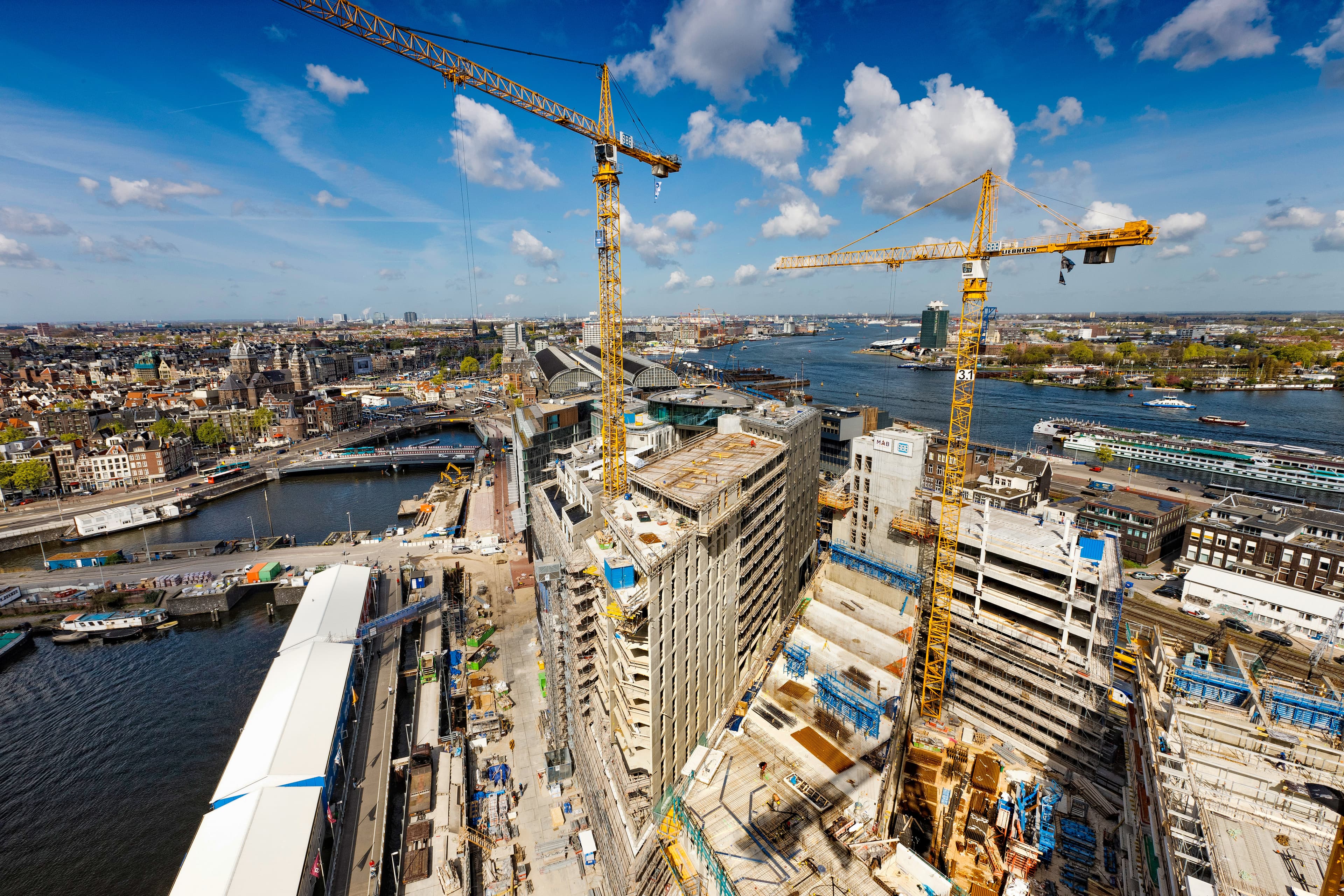 haven rotterdam stad bouwen kranen binnenvaart chris pennarts onbeperkte licentie