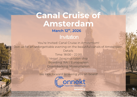 Invitation CANAL CRUISE CONNEKT EN SWARCO