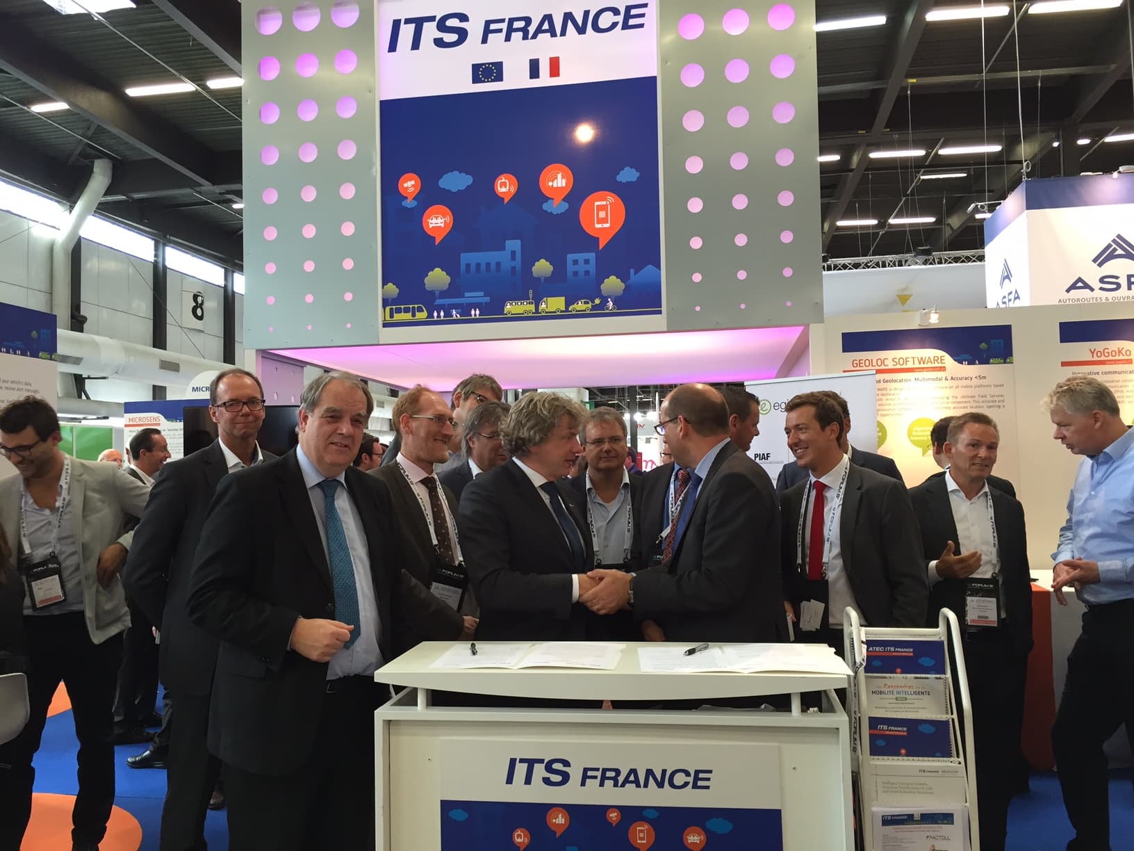 Dinsdag MoU ondertekening ITS France
