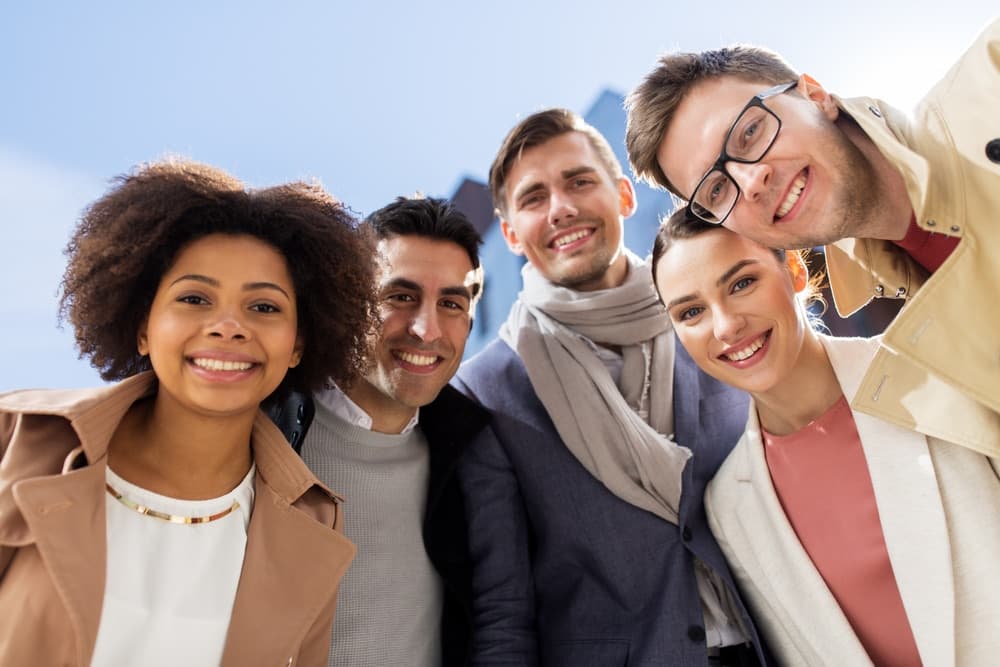 Business,,Education,And,Corporate,Concept,-,International,Group,Of,Happy